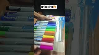 unboxing Brush pens🖍️#chornicles of nasra#shorts video