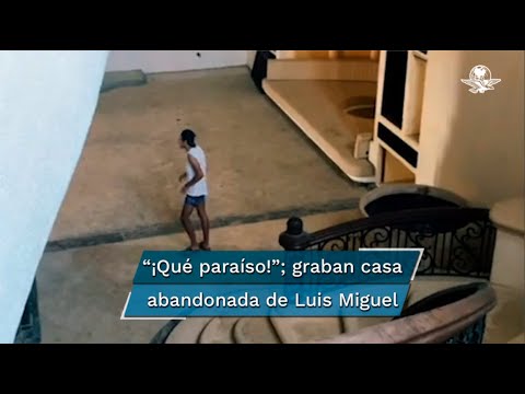 Filman por dentro la mansión abandonada que fue de Luis Miguel