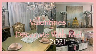 Valentines Day Decorate with Me 2021? | Día de San Valentín decoración | decoración de cocina