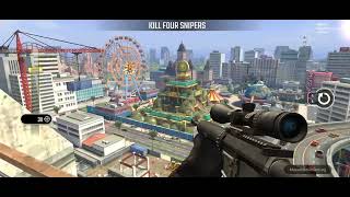 Pure Sniper Z10 Mission 33 Temple Gun Kill Four Snipers