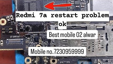 Redmi 7a dead mobile restart problem hang on logo solution 100% ok