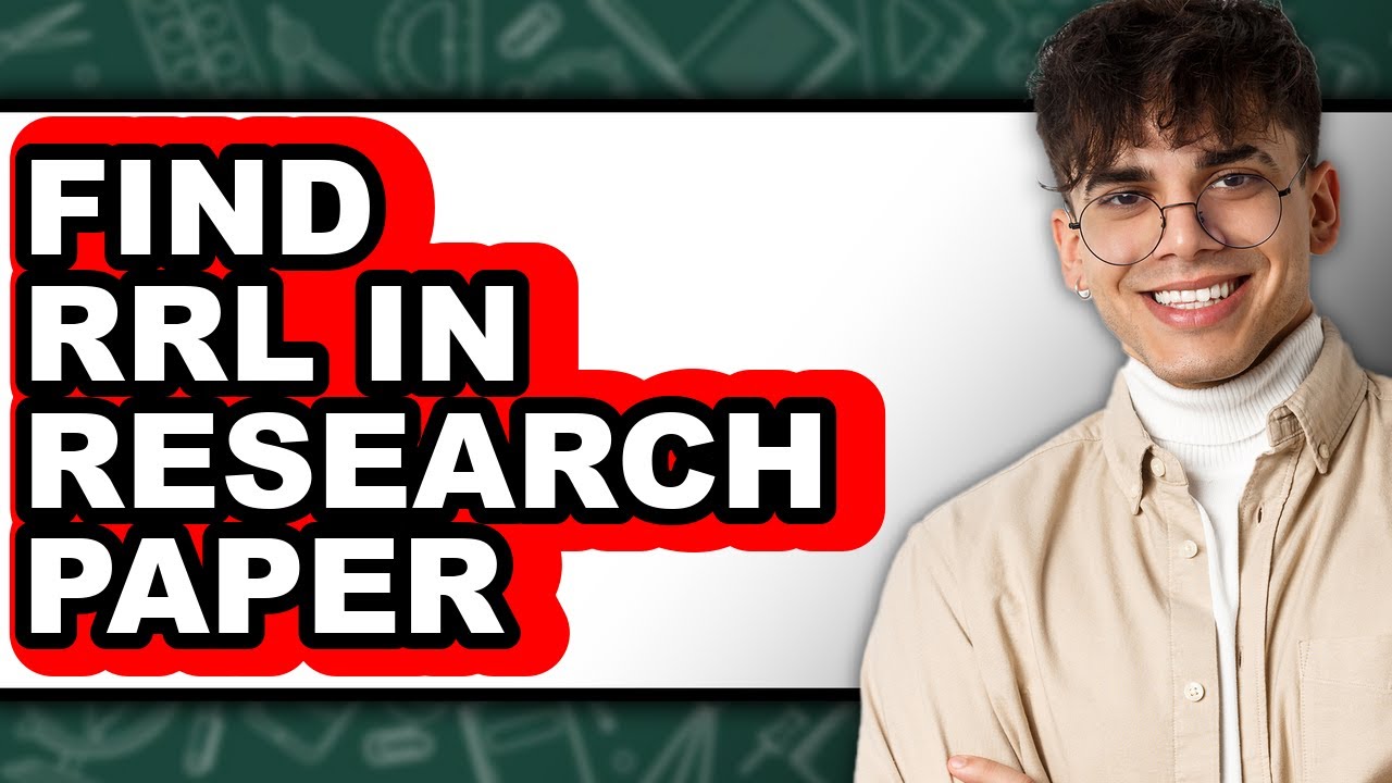 How To Find Rrl Using Themes How to Find Rrl in Research Paper (easy Method) - YouTube