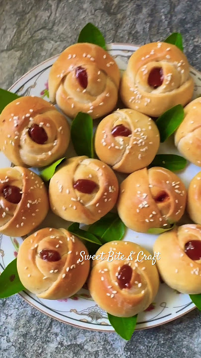 Rose Bun 🌹 Stuffed with Fish Qeema | Sweet Bite Craft