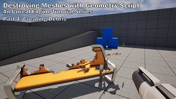 Unreal Engine Destructible Meshes with Geometry Script Part 4: Creating Debris