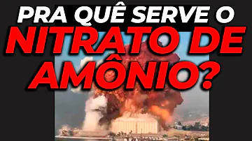 Para que é usado o nitrato de amônia?