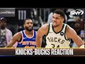 Reaction to the Knicks loss to the Bucks | SportsNite
