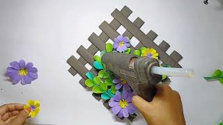 wall hanging /paper flowers Crafts / LNCrafts