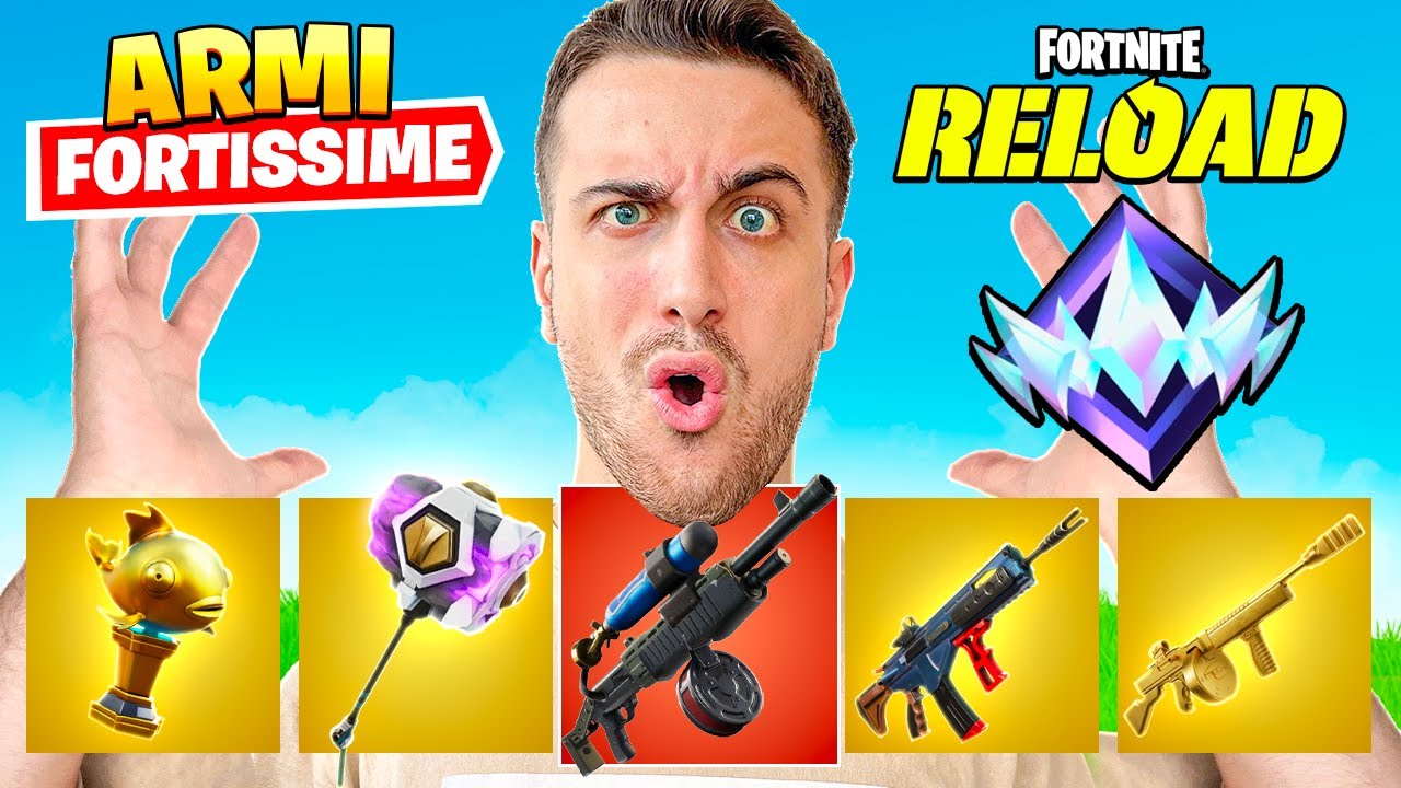 Trovo le Armi Più RARE e Scalo in RANKED! Fortnite ITA