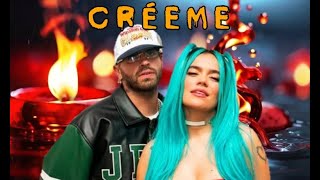 Creeme - Karol G x Feid (Video Music) Cover IA