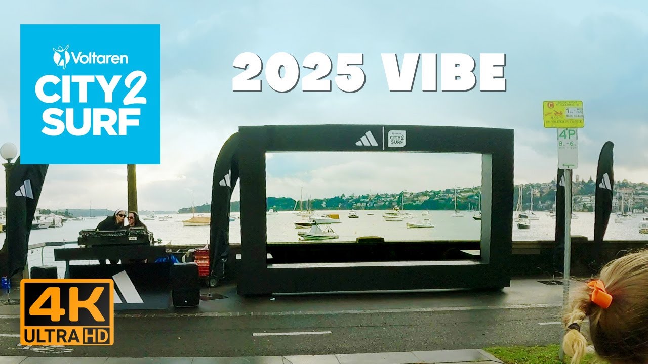 City2Surf 2025 「ASMR」 Iconic Sydney Run 🏃 POV 4K/50FPS 📹 No Talking 😶 Feel the Vibe