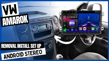 VW Amarok Radio Removal Original Stereo Android Head Unit Installation