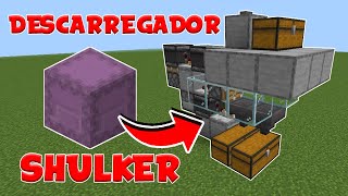 COMO FAZER UM DESCARREGADOR DE SHULKER - MINECRAFT BEDROCK