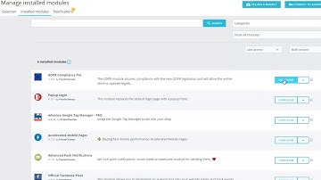 GDPR Compliance PrestaShop module presentation