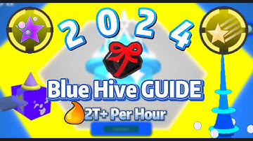 *NEW Blue Hive Guide 2T+ Per Hour l Bee Swarm Simulator