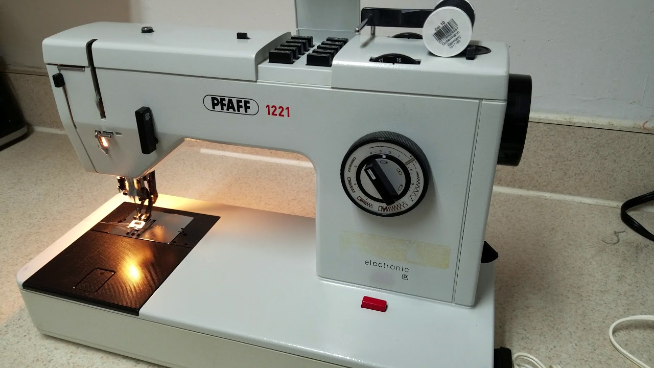 Pfaff sewing machine 1221 YouTube