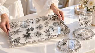 Amazing RESIN ART IDEA You’ve Never Seen Before! 🌸 DIY Tray & Coaster Set | Resiners AirFine Pro