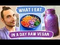 What i eat in a day as a raw vegan full day of eating  workout