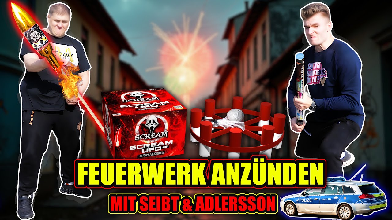 500€ FEUERWERK ANZÜNDEN mit SEIBT + ADLERSSON in TSCHECHIEN! 💥🧨🇨🇿