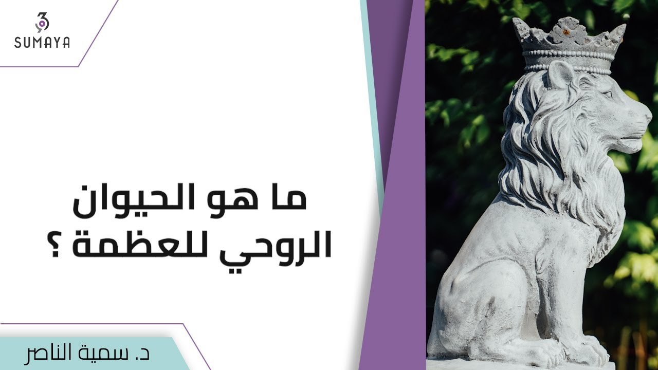 د.سمية الناصر | ما هو الحيوان الروحي للعظمة؟