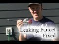 How to repair/replace an outdoor frost-free faucet