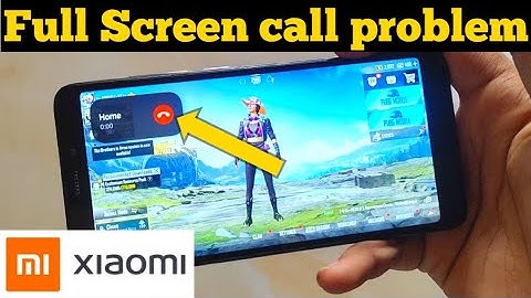 Pubg Khelte Time Incoming Call Problem | Background Call In Redmi Phones | Call Full Screen Problem