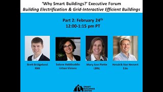 SBC Executive Forum: Building Electrification \& Grid-Interactive Efficient Buildings, Part 2