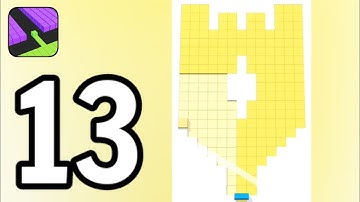 Colour Fill 3D - Gameplay Walkthrough Part 13 | Levels 121-130 (Android, iOS)