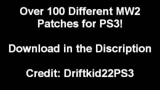 100 Different MW2 Patches PS3 + Download Link
