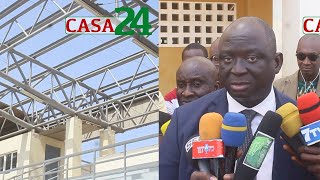 SEYDOU SANÉ  PRÉSIDENT DU CASA SPORTS, AU CHEVET DU STADE ALINE SITOÉ DIATTA DE ZIGUINCHOR