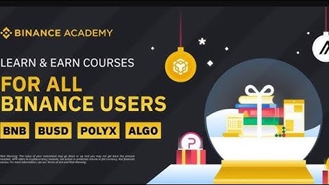 Binance ALGORAND Learn & Earn Quiz Answers! #cryptocurrency #binancelearnandearn