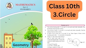 Class 10th|Circle|Problem Set No 3.2|Chapter No -3|Maharashtra State Board|Geometry|