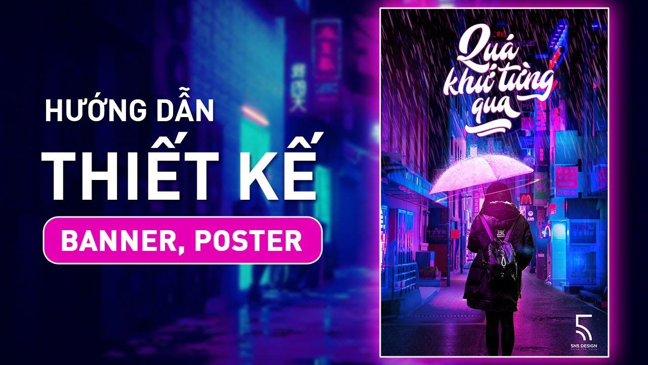 How To Design Neon Poster | Design Tutorial (Hướng dẫn thiế kiết poster ...