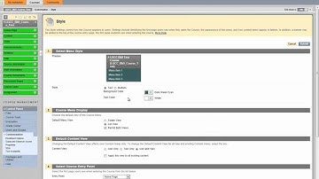 Changing Menu Styles on Blackboard 9.1