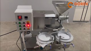 Gorek Mini Commercial Oil Expeller Gto-60 Capacity30-40 Kghr91 9016891389Www.gorektech.com