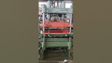 Two working layers rubber floor tiles vulcanizing press machine