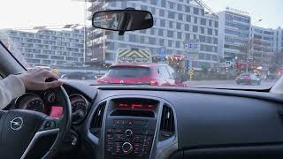 Opel Astra J Pov Akşam Üzeri İş Çıkış Saati Kısa Şehiriçi Sürüş 8 Dk