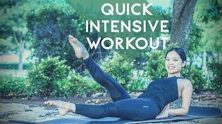 Day 28 Summer Rain Quick Intensive Cardio Pilates Workout 30 Days of Summer Pilates Challenge