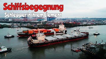 Festmacher - Schiffsbegebnung - Schlepper in ihrem Element