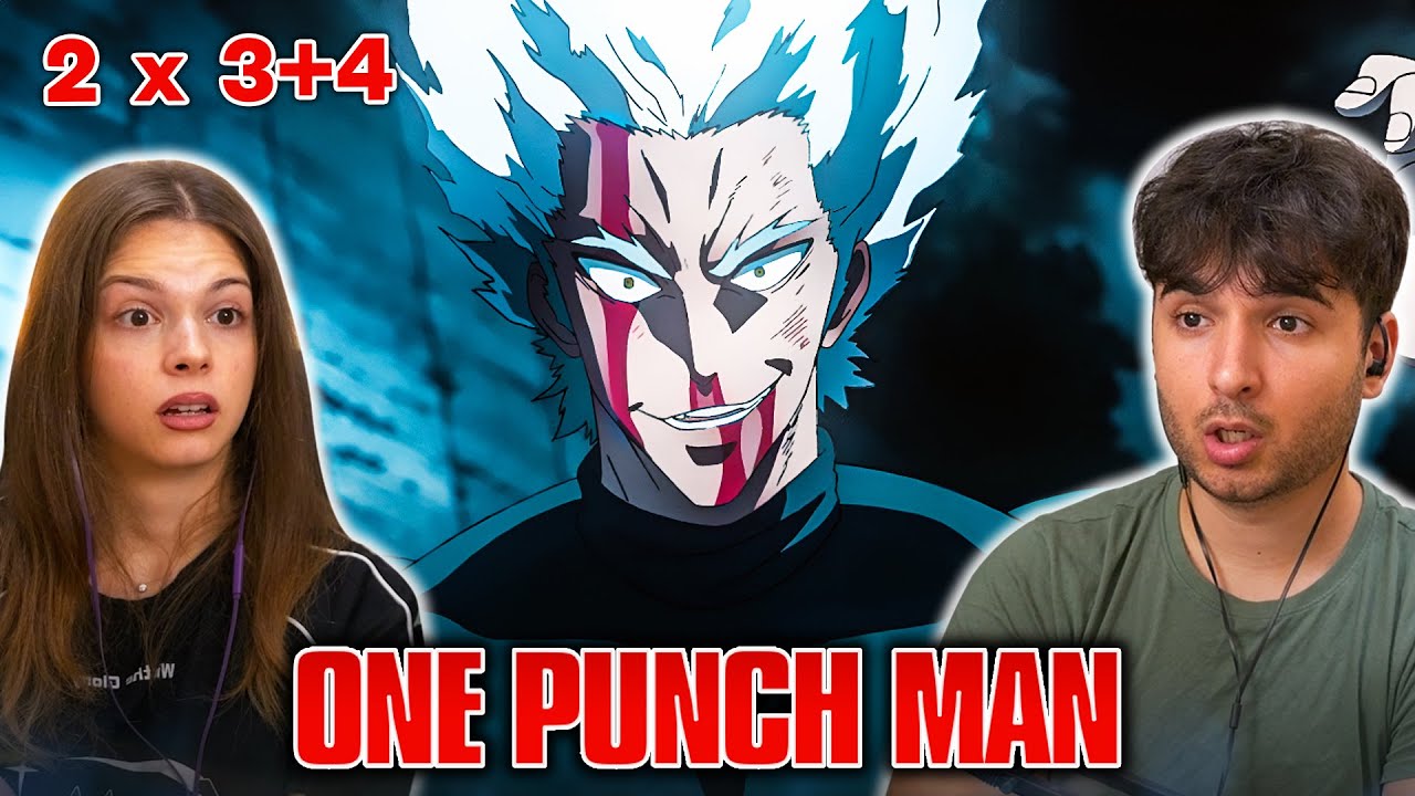 GAROU IS WILD! 🔥 One Punch Man S2 Episodes 3 & 4 Reaction