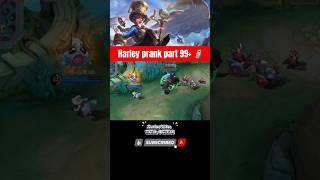 Harley prank on mobile legends #fyp #mobilelegends #mlbb #gameplay