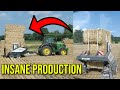 ADVANCED Farm Machinery: MAJOR Efficiencies For Straw Production (In Depth Look)