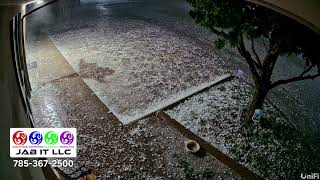 Salina KS Hail Storm 4-27-26 at 1227 am
