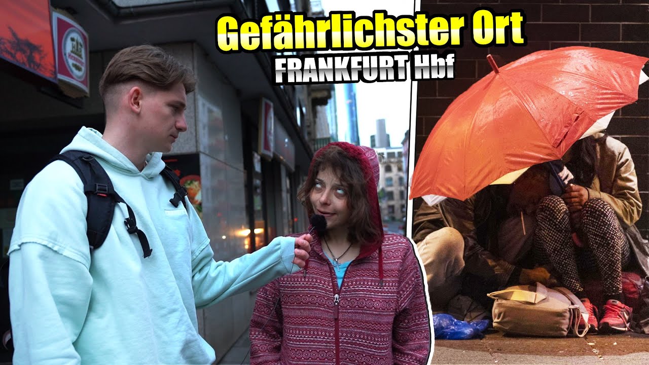 Wie ist das LEBEN am Gefährlichsten Ort Deutschlands? | Bahnhof Frankfurt | TomSprm