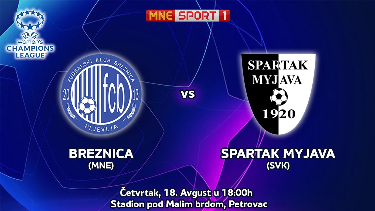 UEFA Women's Champions League | Breznica vs Spartak Myjava | LIVE