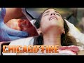 Gun-wounded woman gives birth in ambulance | Chicago Fire