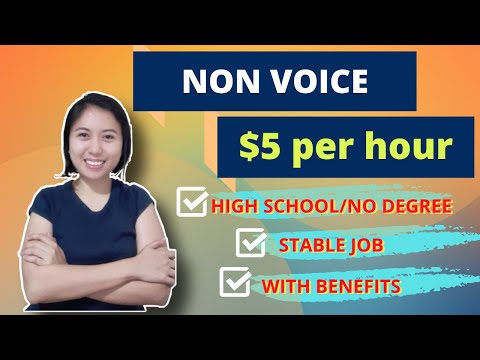 EARN $5 PER HOUR /P2000/day NON VOICE JOBS | PWEDE High School Graduates | W/ BENEFITS | ONLINE JOB