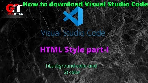 How to download Visual Studio Code and HTML Style part-I in Nepali language  #Vscode #Htmlstyle