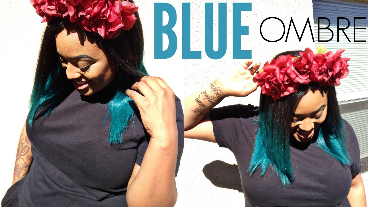 1. Dark Blue Ombre Hair Weave by AliExpress - wide 1