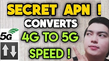 SECRET APN ! CONVERTS 4G TO 5G SPEED ! | PARA KANG NAKA 5G SA BILIS NG INTERNET ! ITO NA MALAKAS !
