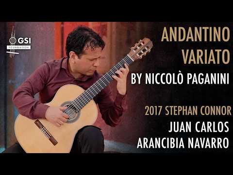 Juan Carlos Arancibia Navarro Performs 'andantino Variato' By N. Paganini On A 2017 Stephan Connor